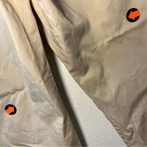 PIAZZA SEMPIONE MATILDE PANTS KHAKIS 44 us 10 tan capsule everyday cropped - Picture 10 of 14